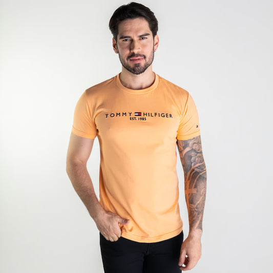 Camiseta Tommy Hilfiger 1985 Laranja
